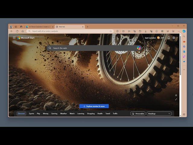 Microsoft Edge has a New AI-Powered Theme Generator - Here's How it Works