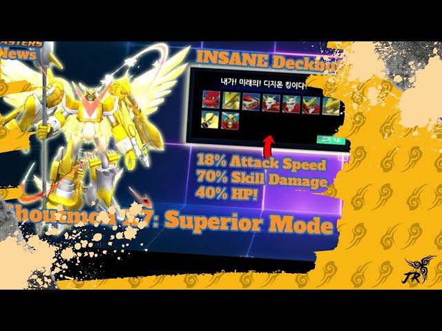 Digimon Masters Shoutmon x7 Superior Mode it's here ! get ready for the battle !