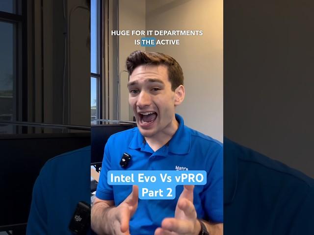 Intel Evo Vs vPRO! Part 2 #pc #intel #laptop #it #pctechnology #pctech #tech