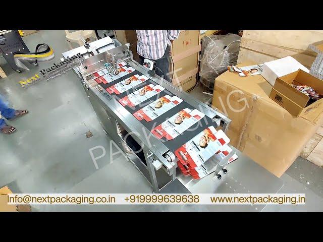 High Speed Carton dispenser for Inkjet Batch Code printing | Pouch, labels, cartons coding machine