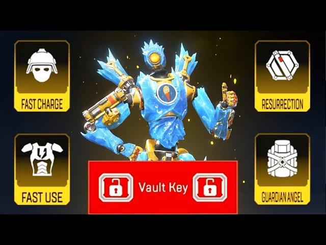 Using ALL GOLD ITEMS from the VAULT in Apex Legends