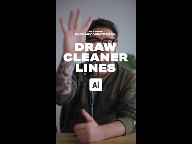 How to draw cleaner lines with the Pencil Tool in Adobe Illustrator ️️️