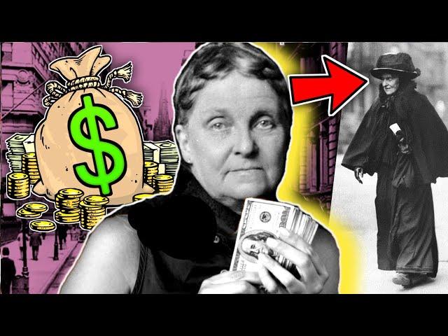 LA MUJER más TACAÑA de la HISTORIA, Hetty Green Era MILLONARIA pero VIVÍA como MENDIGA