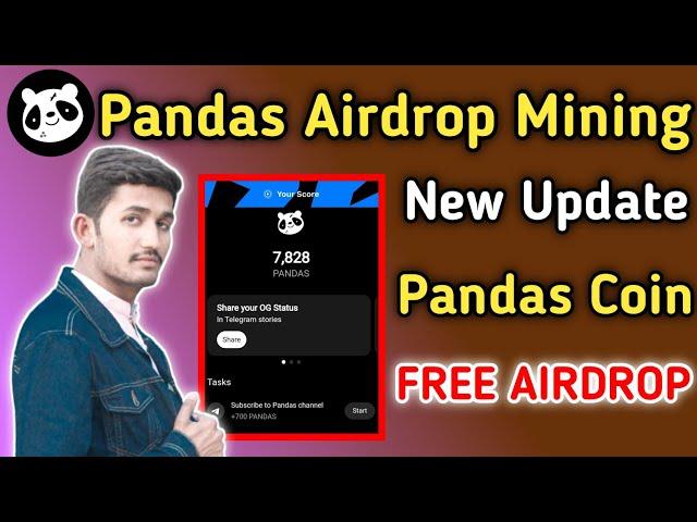 Pandas Airdrop Mining App | Pandas Coin New Update | Pandas Free Airdrop Crypto 2024