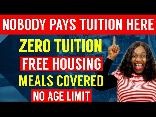 Move Here For Free | University With No Tuition Fees | Study Abroad Free | Free Education In Europe