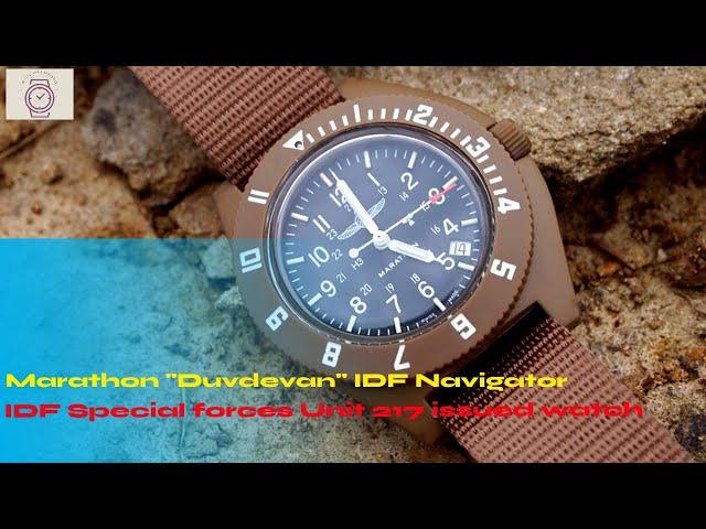 The Marathon "Duvdevan" IDF Special Forces Unit 217 issued watch.