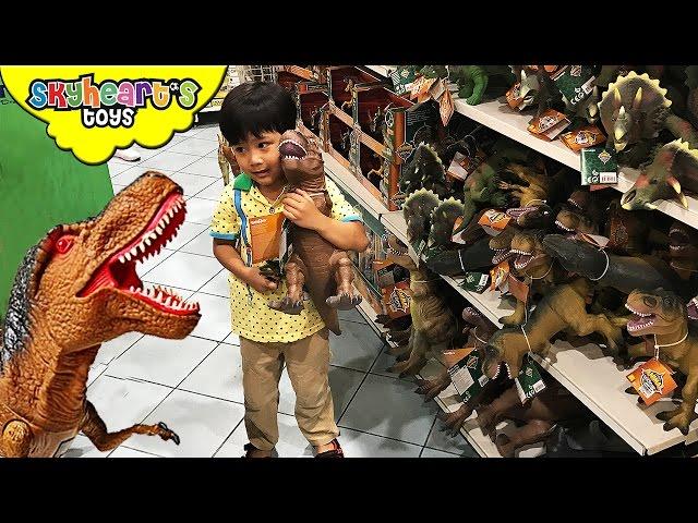 DINOSAUR TOYS Shopping in Toys R Us - Mighty Megasaur, Jurassic World Animal Planet Dinosaurs