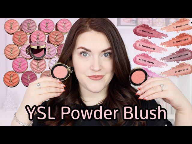 YSL MAKE ME BLUSH 24 HOUR BUILDABLE POWDER BLUSH | REVIEW AND APPLICATION