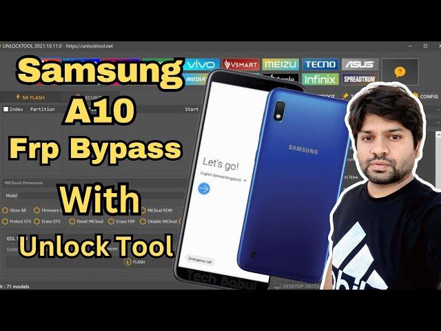 Samsung A10 Remove Frp With Unlock Tool | Erase Google Account With Pc | Za Mobile Tech