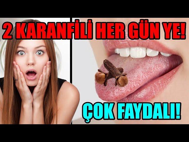 HER GÜN 2 DİŞ KARANFİL YEMEK İÇİN 11 NEDEN