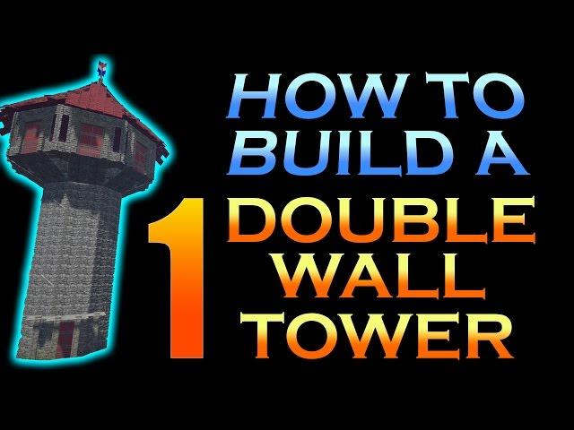 How To Build A Double Wall Round Tower In ARK, Part 1