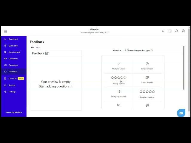 Create Your Salon Feedback Form Through MioSalon