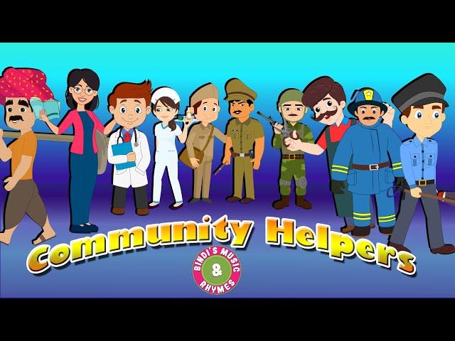 Community Helper Series | Nursery Rhymes for kids | Bindi's Music & Rhymes