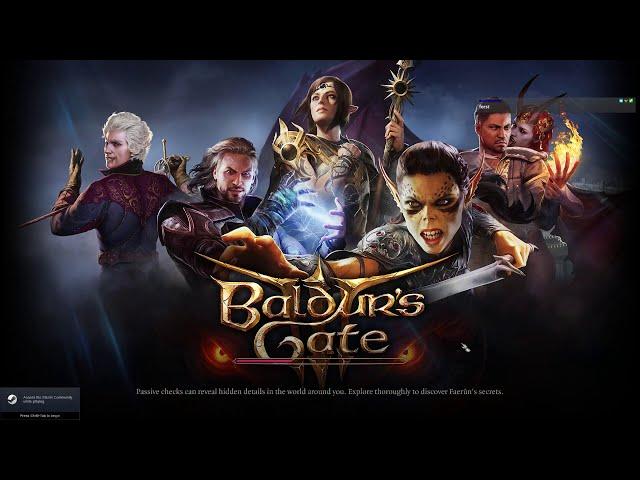 Baldur's Gate 3 Early Access w/ Twitch Integration, full VOD  [Part 1]