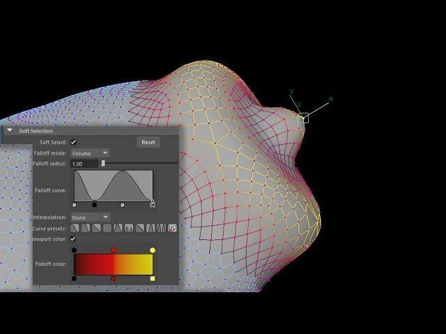 Maya: Soft Modification and Normal Tools