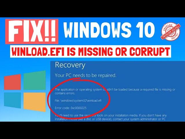 Winload.efi fix windows 10 [5 effective ways]