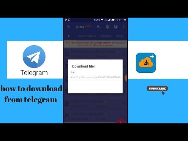 How to download from telegram using from android phone