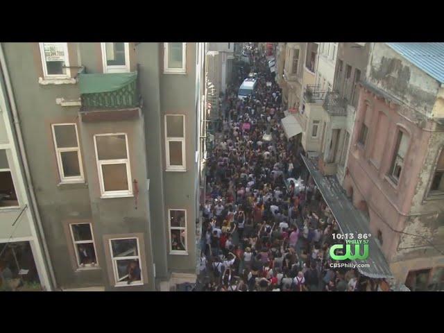 People Celebrate Pride Despite Government Banning The Event In Istanbul, Turkey