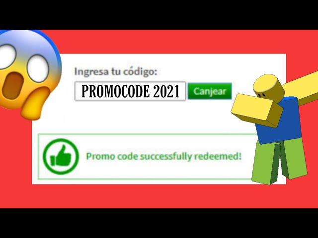 ¡NUEVO PROMOCODE DE ROBLOX 2021!