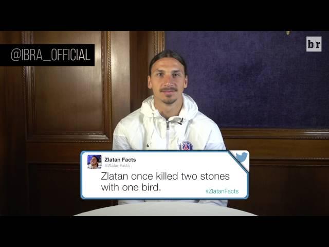 Soccer Legend Zlatan Ibrahimovic Reads His Favorite 'Zlatan Facts'