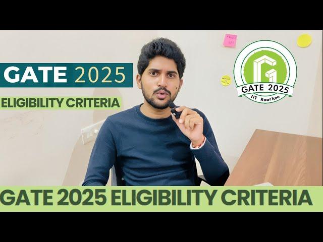 Gate 2025 Telugu Eligibility Criteria full details in telugu