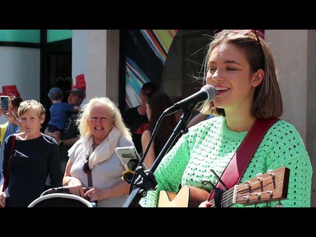 Ed Sheeran Perfect!! WAIT for the CROWD to Start SINGING - Allie Sherlock cover