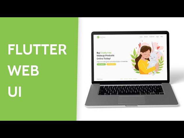 Flutter Web Landing Page UI | Speed Code