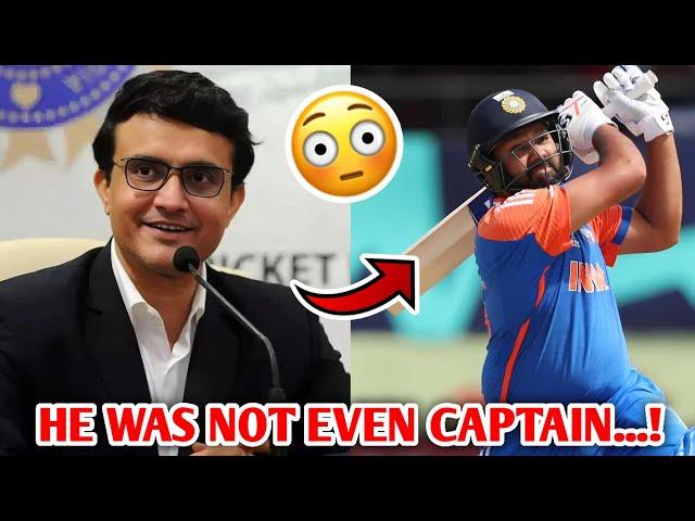 "He was not even captain..." Sourav Ganguly HUGE Statement on Rohit Sharma! | T20 World Cup Final