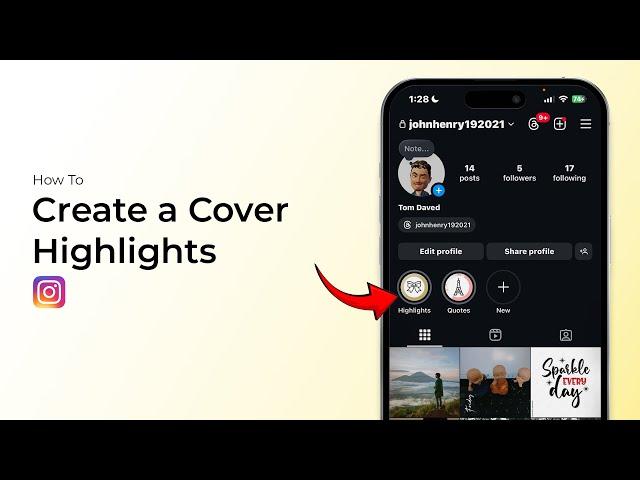 How to Create a Cover for Your Instagram Highlights?