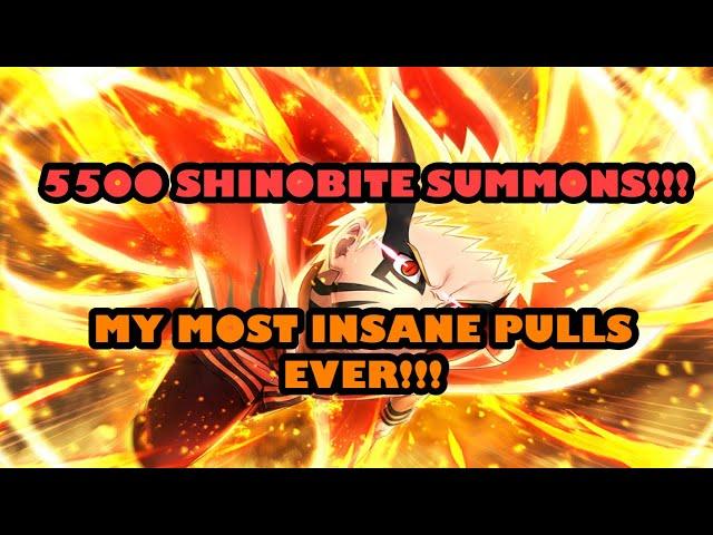 5500 Shino Summons For BARYON NARUTO!! INSANE Pulls!!! (Nxb Ninja Voltage)