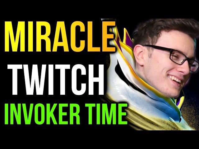 Miracle- Invoker Twitch Stream - Why Trilane Mid? Dota2