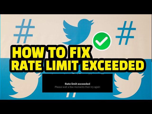 Twitter Rate Limit ? Twitter Rate Limit Exceeded 2023 FIX ? Twitter Update!