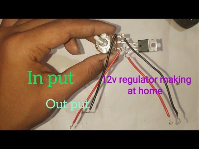 IRFZ44N transistor voltage regulator making at home#video#viral video#diy#exprement#P.G Electronic