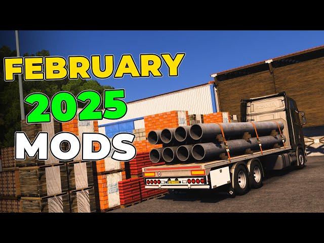 TOP 10 ETS2 MODS - FEBRUARY 2025