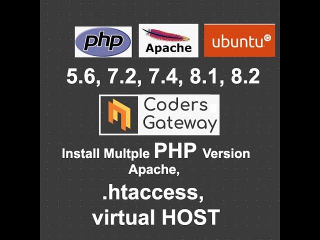 Install Multiple PHP Versions run parallel USING .htaccess / separate VIRTUAL HOST for each, Ubuntu