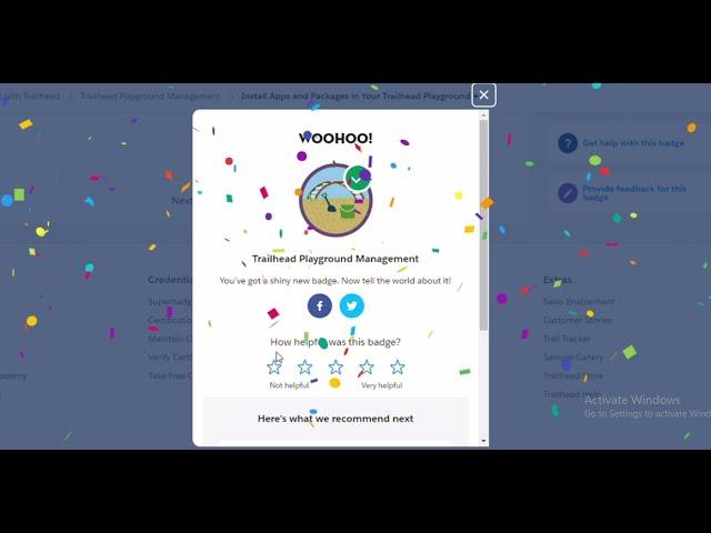 Trailhead Playground Management | Install Apps and Packages in Your Trailhead Playground |