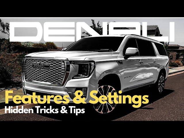 2020+ Yukon Denali Settings and Features - Extra Hidden Tips