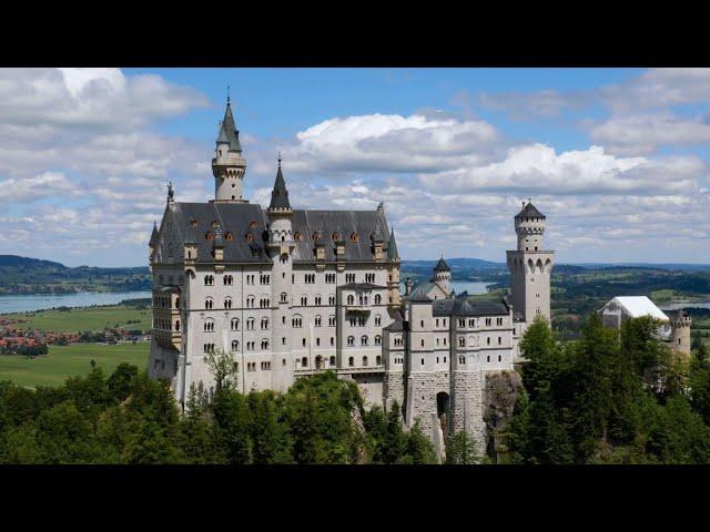 Aerial Views of Neuschwanstein Castle