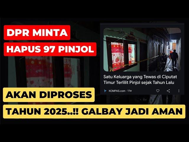 Banyak merugikan masyarakat..!! DPR minta semua pinjol dihapus saja 2025