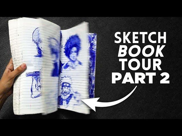 SKETCHBOOK TOUR Part 2(Again Laugh At my Drawings)