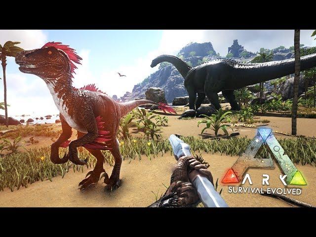 ARK: Survival Evolved - ALPHA RAPTOR & TAMING SABERTOOTH TIGERS!! (ARK Ragnarok Gameplay)