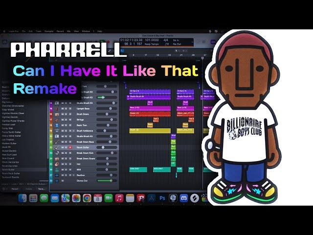 Pharrell Williams - Can I Have It Like That (Logic Pro X Remake)