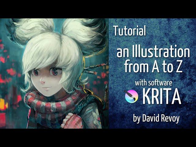 Tutorial: an illustration from A to Z with Krita