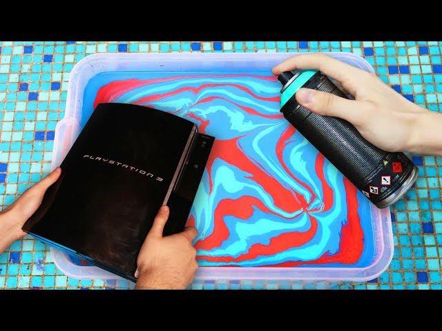 Customize your PS3 with Hydro Dipping !! 