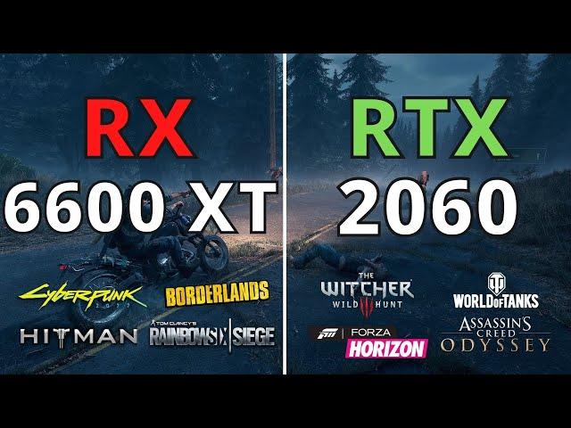 RX 6600 XT VS RTX 2060 TEST IN 12 GAMES