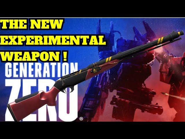 Generation Zero Has A New Experimental Weapon !