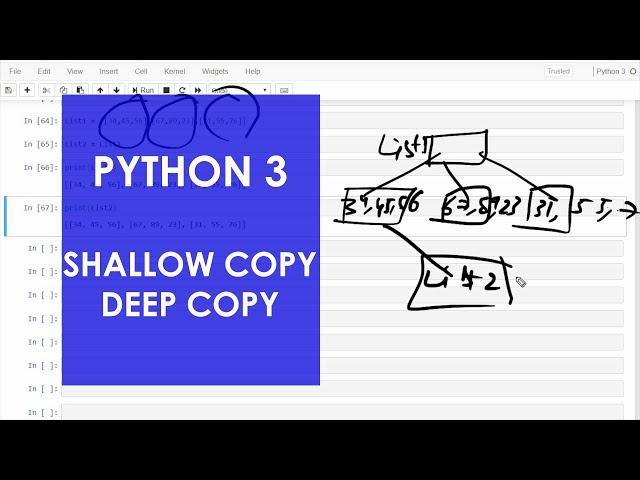 Shallow Copy and Deep Copy in Python 3