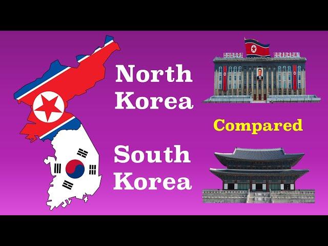 North Korea and South Korea Compared