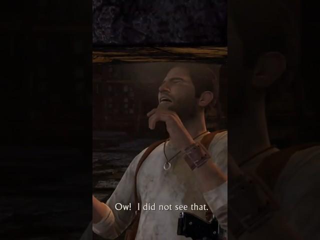 Ow! I did not see that  #uncharted #shorts  #gaming