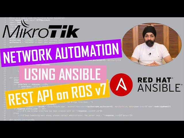 Network Automation using Ansible On MikroTik RouterOS v7.x REST API